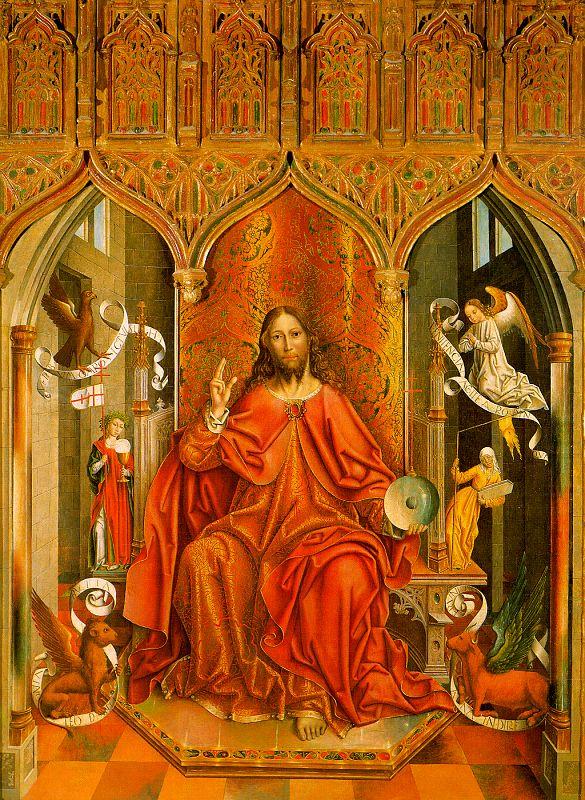 Christ Giving his Blessing, Fernando  Gallego